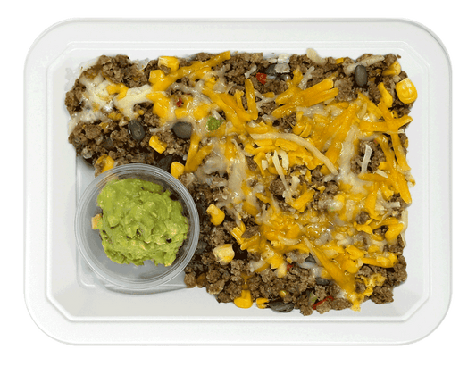 Ground Beef & Cheese and Guacamole