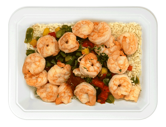 Shrimp & Rice and Veggies