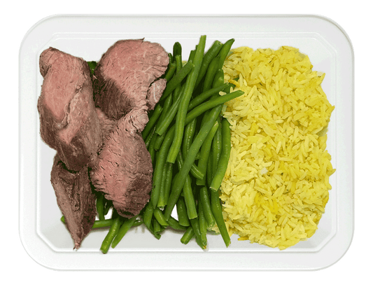 Steak & Rice with Green Beans