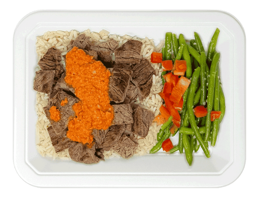 Romesco Steak & Rice Veggie